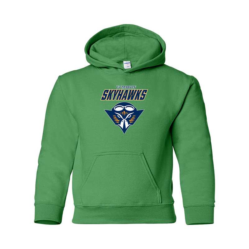 Youth Tennessee Martin Skyhawks Gildan Heavy Blend  Hooded Sweatshirt